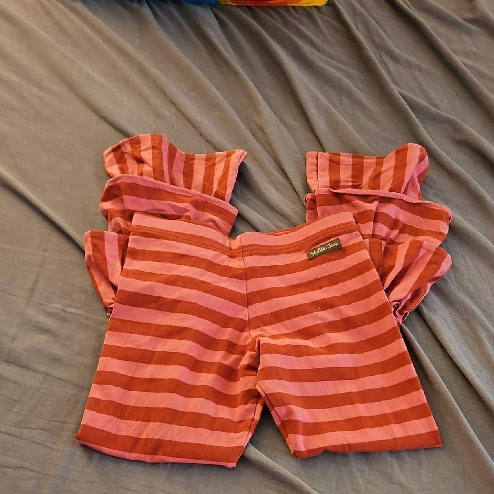 Matilda Jane Red and Pink Striped Garment size 8